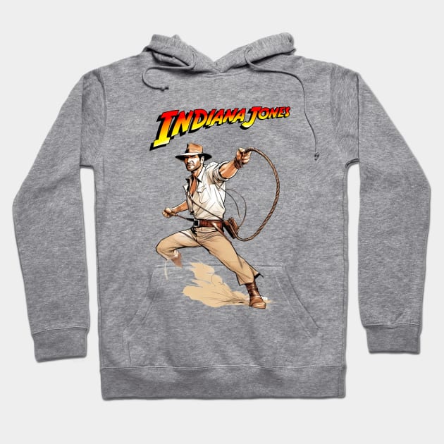 Indiana Jones - Adventure 4 Hoodie by Buff Geeks Art